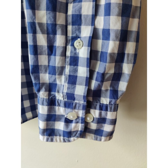 Brooks Brothers Men's Button Down Shirt Blue/White 100% Cotton‎ Size Large - Picture 4 of 6